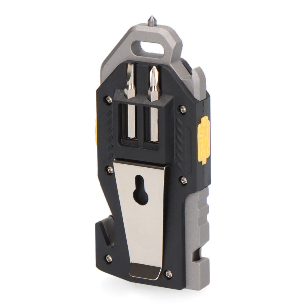LINTERNA DE SEGURIDAD 6 EN 1 7W + 2,5W 400Lm 2 LEDS 300mAh