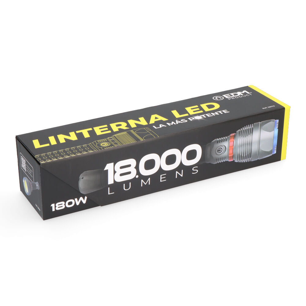 LINTERNA LED 18.000Lm