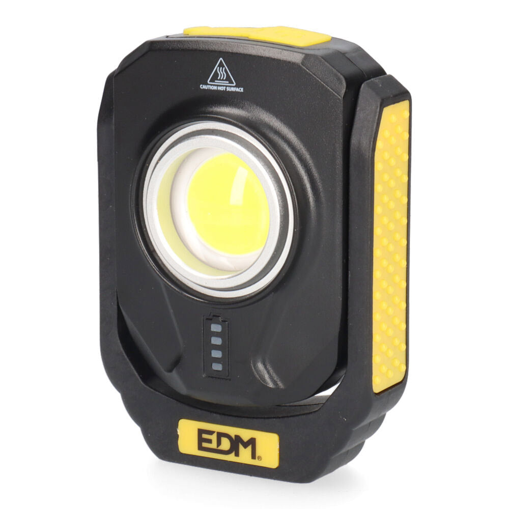 LINTERNA CON 1 LED 10W 900lm COMPACT RECARGABLE. BASE MAGNETICA