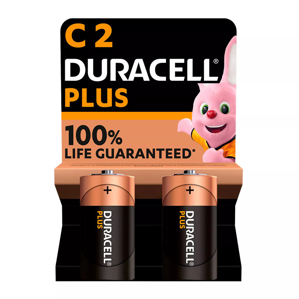 38002 Pila Alkalina DURACELL Plus Power C- LR14 (BLISTER 2 uds) Ø26,2 x 50 mm