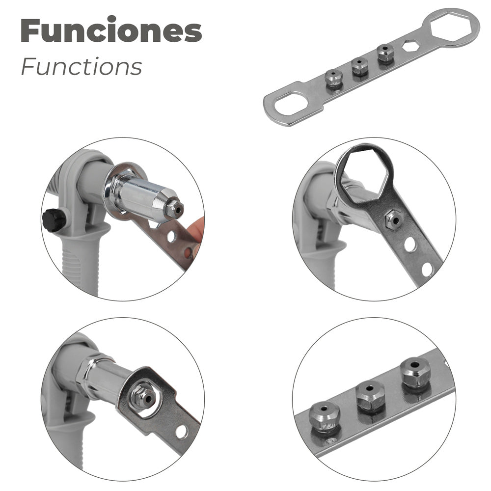 Remachadora para taladro