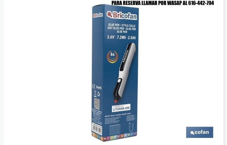 BOLIGRAFO BATERIA SILICONA COFAN de 3,6 V