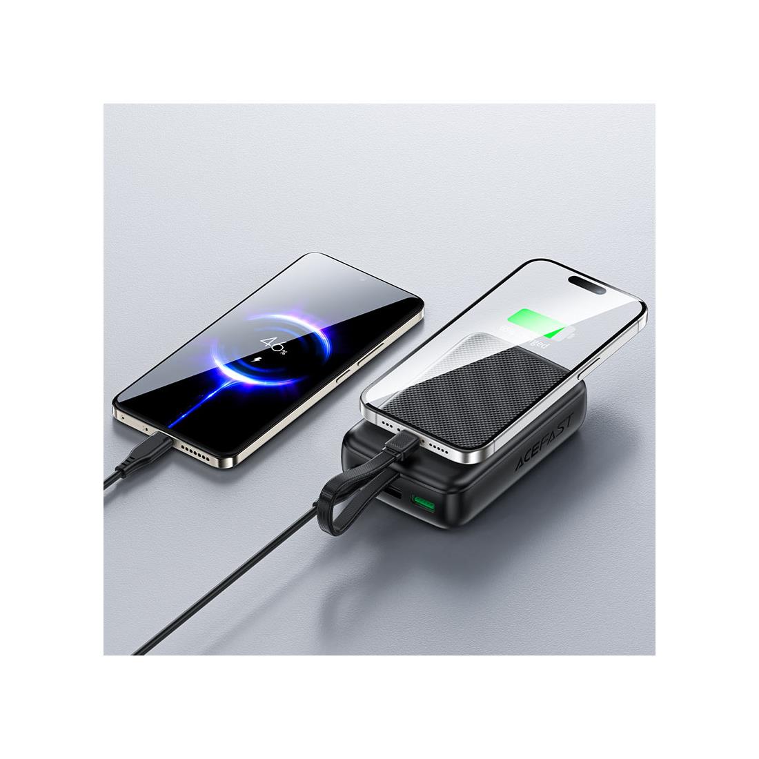 Acefast M14 PD20W PowerBank 20.000mAh 22.5W con Cable USB-C Integrado
