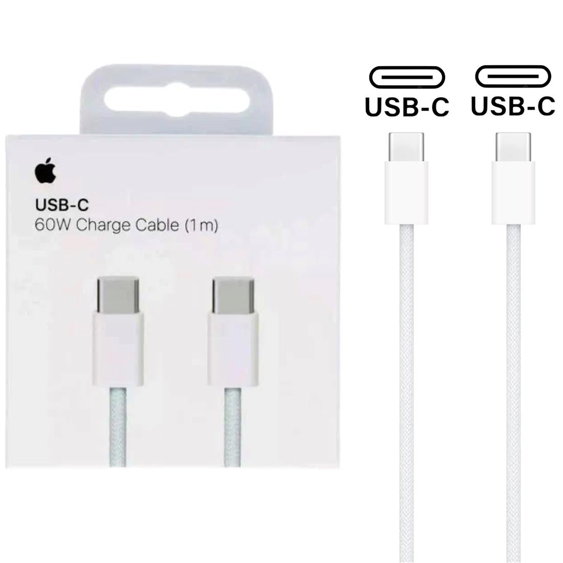 Apple Cable de Carga USB-C a USB-C 60W 1M White