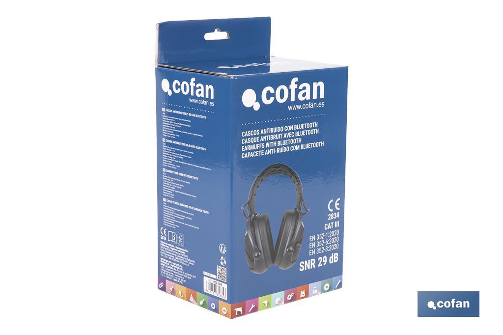 Cascos antirruido con Bluetooth
