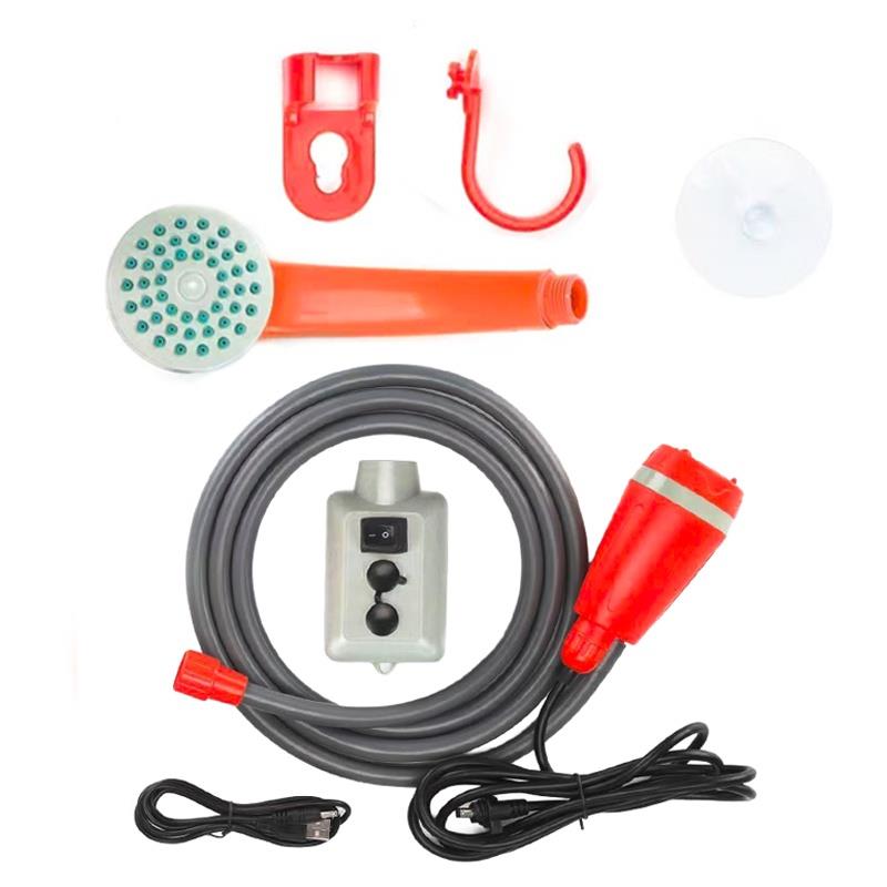 Ducha Portátil recargable con bomba sumergible USB AIRMEC 2.200 MAH