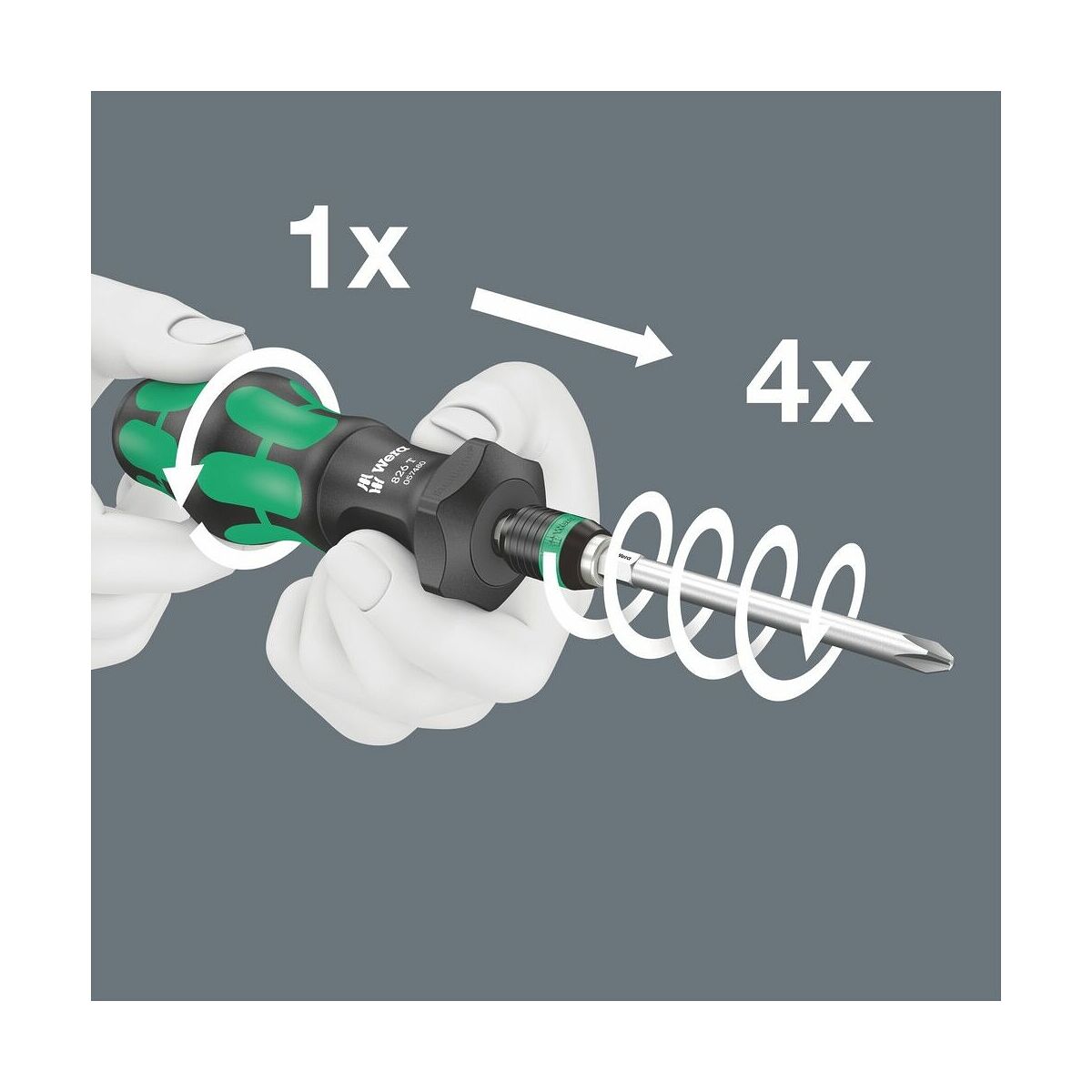 Destornillador Turbo Kraftform Wera C/Puntas