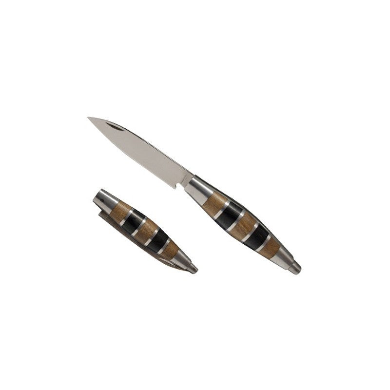 NAVAJA CANARIA 8CM ALUMINIO/MADERA