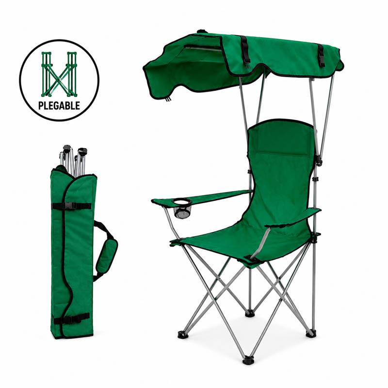 Silla plegable con techo