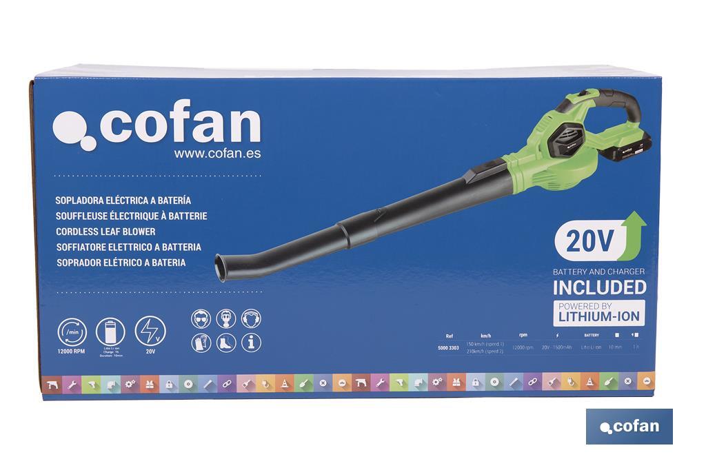 Sopladora Eléctrica a Batería