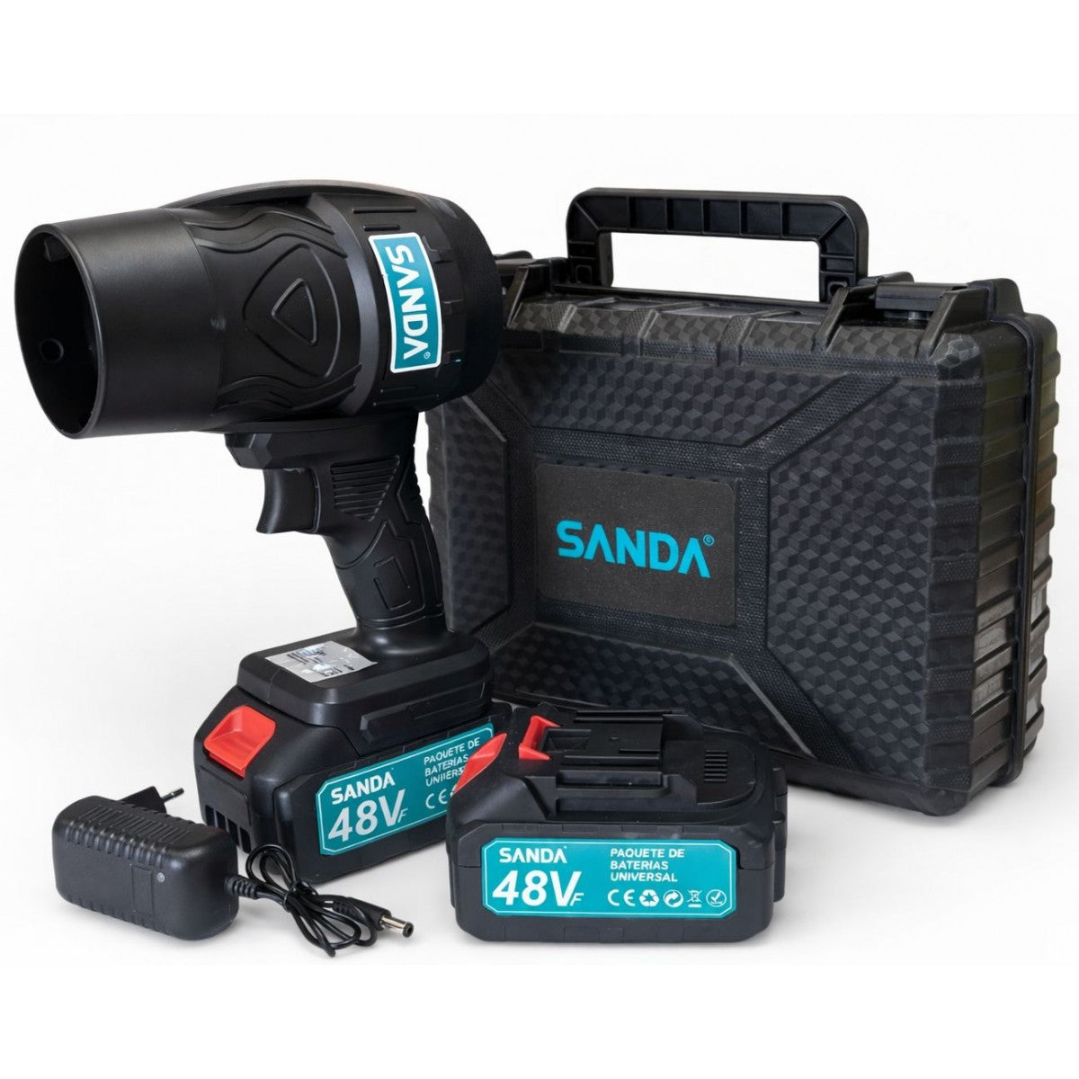 Soplador Turbo Industrial Sanda SD-5938 con Batería 48V