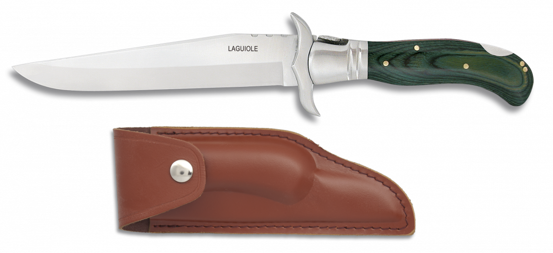 Cuchillo plegable mango verde 16cm 11072