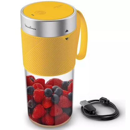 Batidora portátil recargable Moulinex 300 ml – Prepara tus batidos en cualquier lugar