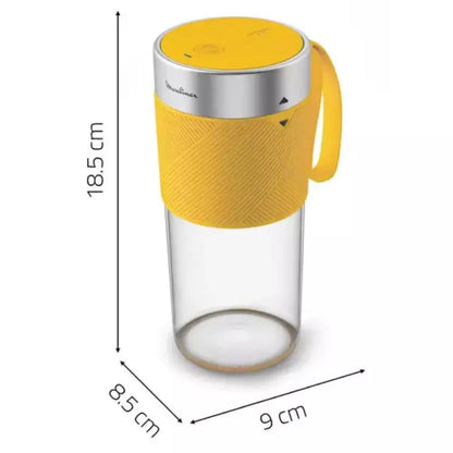 Batidora portátil recargable Moulinex 300 ml – Prepara tus batidos en cualquier lugar