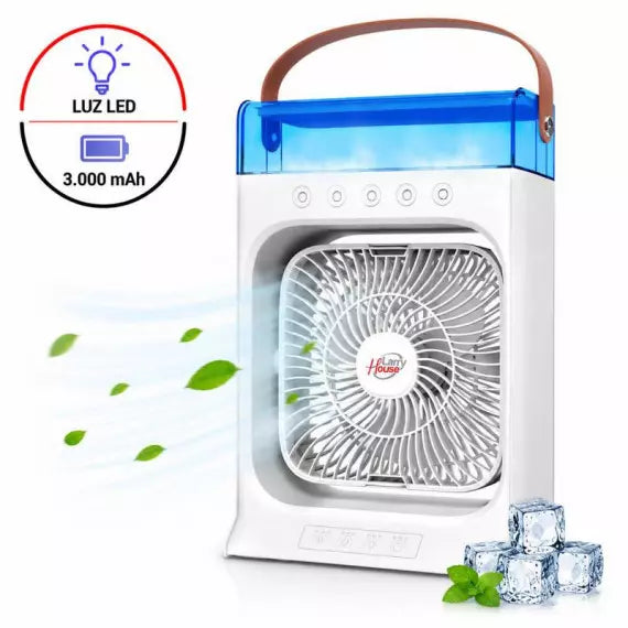 Ventilador portátil con nebulizador