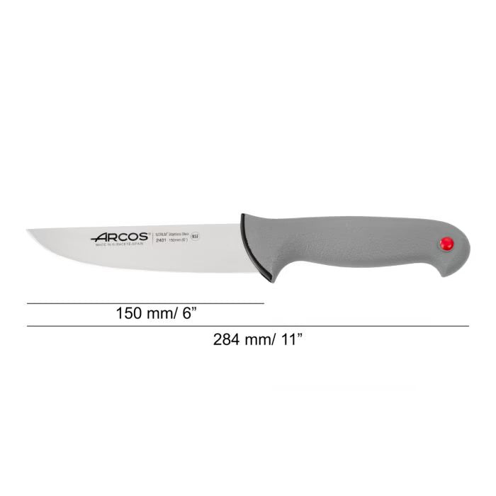 Cuchillo Carnicero Serie Colour Prof 150 mm