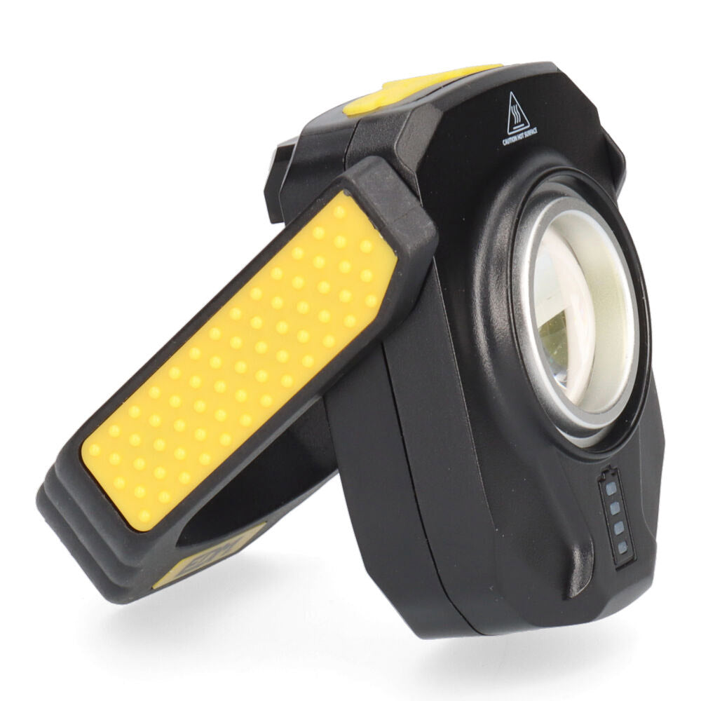 LINTERNA CON 1 LED 10W 900lm COMPACT RECARGABLE. BASE MAGNETICA