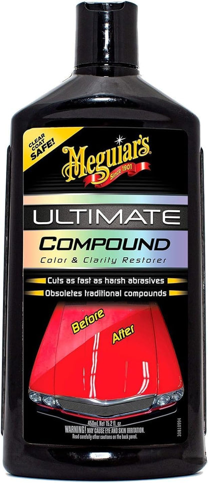 Pulimento Meguiar’s Ultimate Compound – Elimina arañazos y recupera el brillo