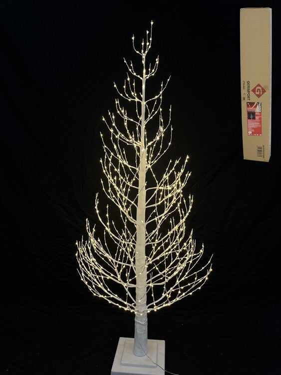 ARBOL DECORATIVO  BLANCO LUMINOSO  150CM INT/EXT