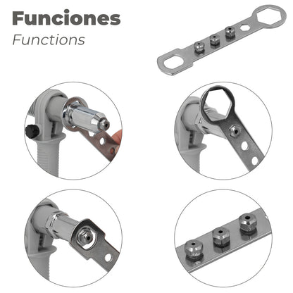 Remachadora para taladro