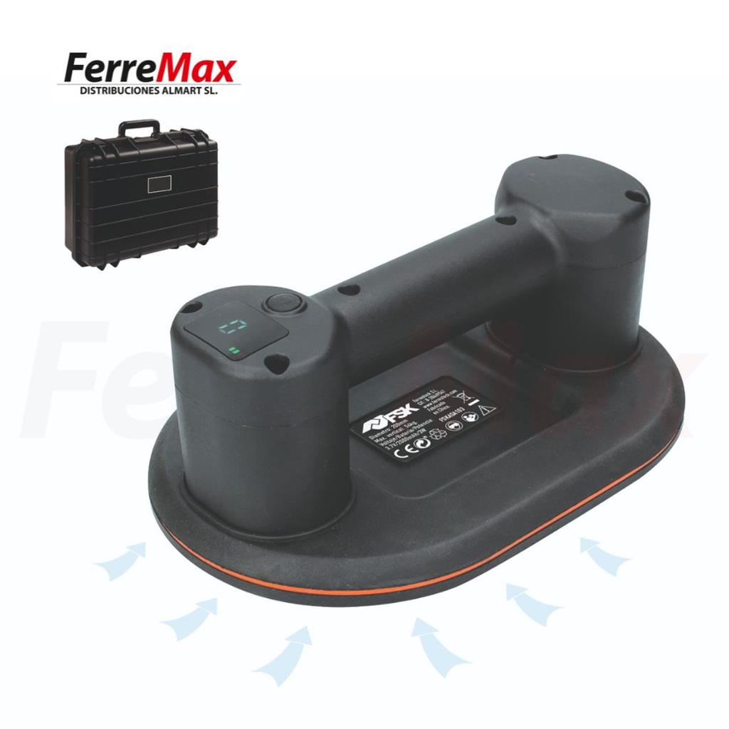 VENTOSA SUCCION RECARGABLE 200Kg-16H-200mm(2)