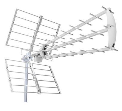 4296 Antena UHF triplez digital HD con filtro 5G