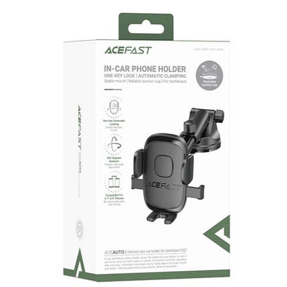 Acefast D57 Soporte para Móvil con Ajuste de Ventosa Negro