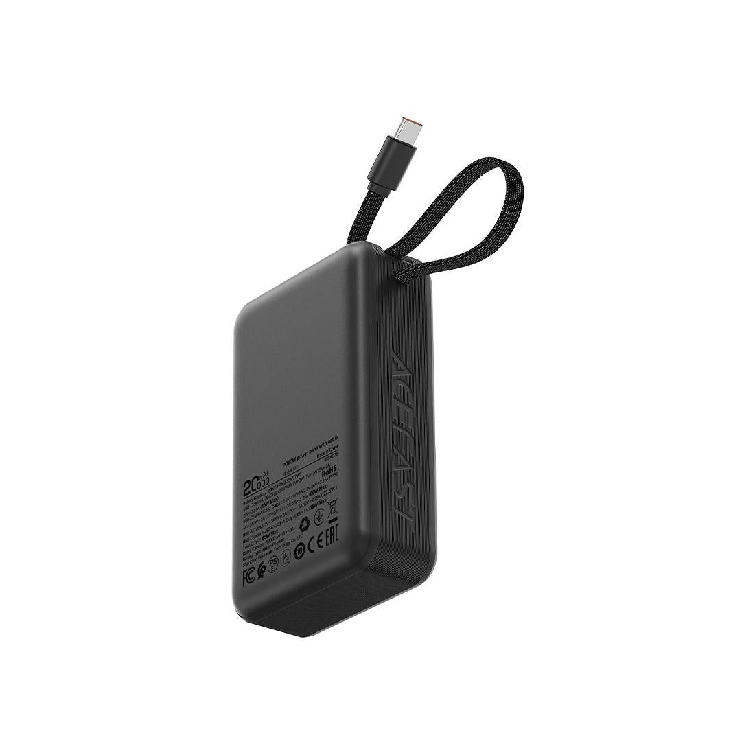 Acefast M14 PD20W PowerBank 20.000mAh 22.5W con Cable USB-C Integrado