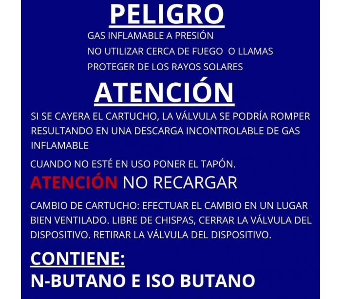 CARTUCHO GAS BAIMO 520 ML CAJA