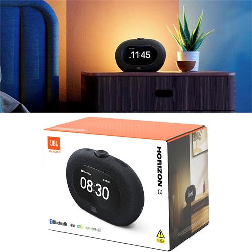 JBL Horizon 3 Altavoz Radio Despertador Bluetooth Negro