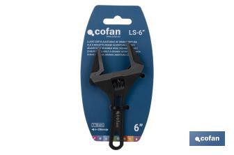 Llave Ajustable corta Cofan