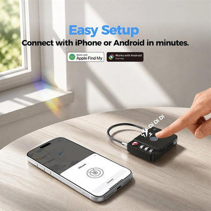 Mili MiLock Rastreador iOS y Android Tipo Candado TSA (HD-P16-L)