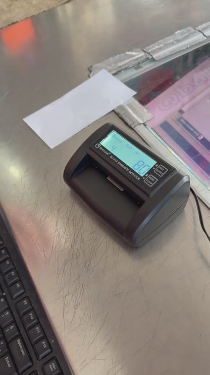 Detector de billetes falsos BJ-212 – Rápido, fiable y fácil de usa