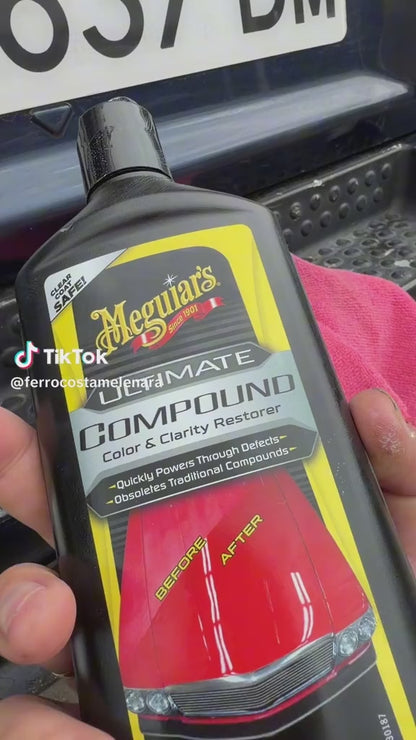 Pulimento Meguiar’s Ultimate Compound – Elimina arañazos y recupera el brillo