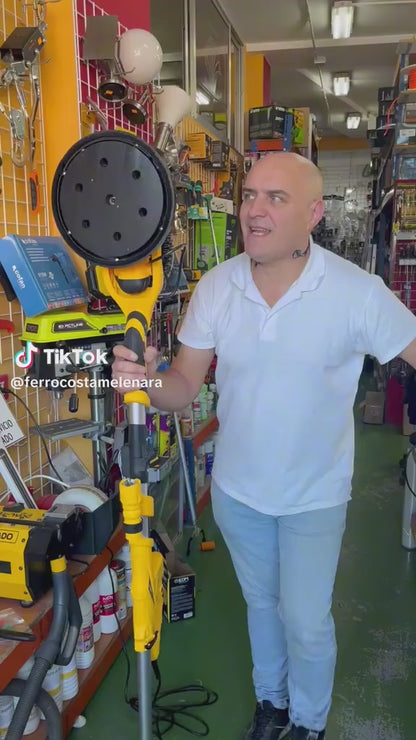 Lijadora para yeso cartonado extensible con una potencia nominal de 710W