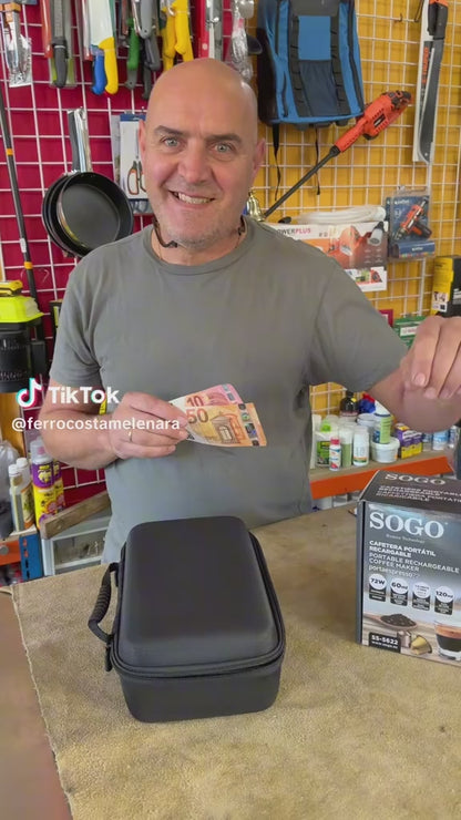 Cafetera portátil recargable SOGO 4 en 1 – Café donde quieras