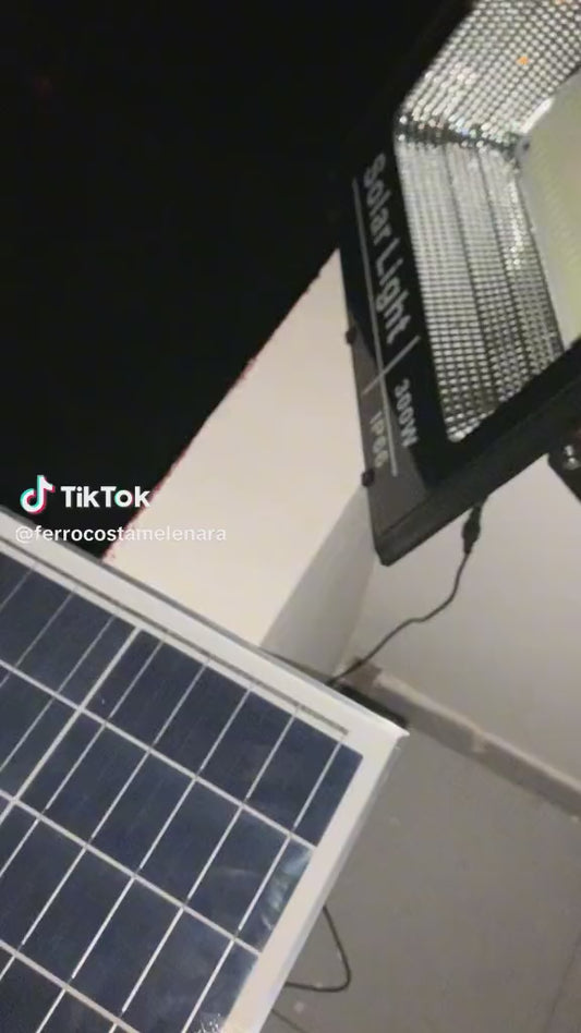 Foco de led 300 watios solar mando a distancia