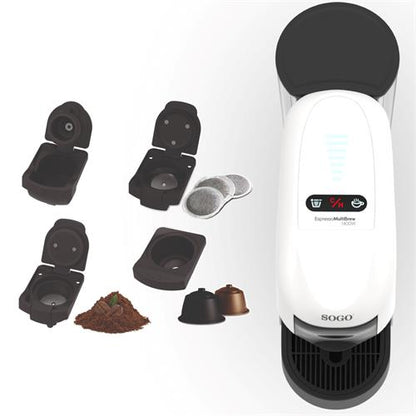 Sogo Cafetera 20 Bar Multicapsulas (Nespresso, Dolce Gusto, L´or) (CAF-SS-7655)