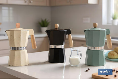 Cafetera italiana inducción 6 tazas